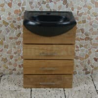 Teakhouten Bad- of Toiletmeubel Baluran Cabinet 45 cm.