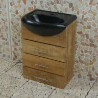 Teakhouten Bad- of Toiletmeubel Baluran Cabinet 45 cm.