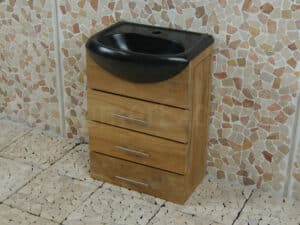Teakhouten Bad- of Toiletmeubel Baluran Cabinet 45 cm.