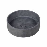 Betonnen waskom donker beton