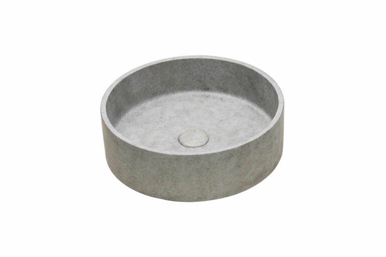 Betonnen waskom licht beton