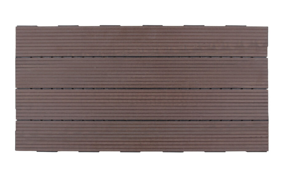Kliktegel composiet bruin 60*30 cm.