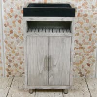 Badkamermeubel Raung Cabinet Mindyhout 50 cm. terrazzo