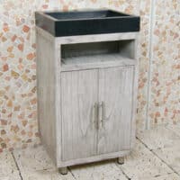 Badkamermeubel Raung Cabinet Mindyhout 50 cm. terrazzo