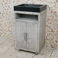 Badkamermeubel Raung Cabinet Mindyhout 50 cm. terrazzo