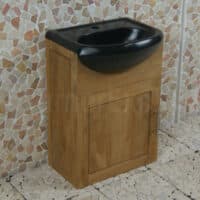 Bad- of Toiletmeubel Semeru Cabinet Houtsoort Teak 45 cm.