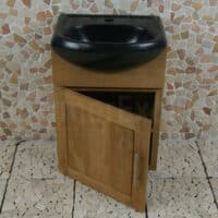 Bad- of Toiletmeubel Semeru Cabinet Houtsoort Teak 45 cm.