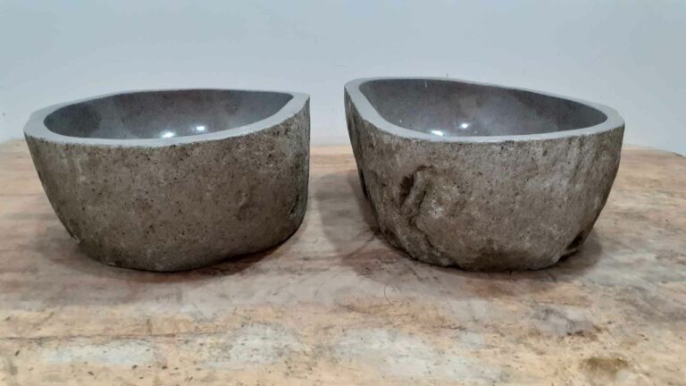 Wasbakken natuursteen set RM0418 AB