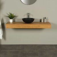 Houten wastafelblad 140 cm Organic