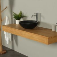 Houten wastafelblad 140 cm Organic