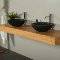 Houten wastafelblad 170 cm Organic