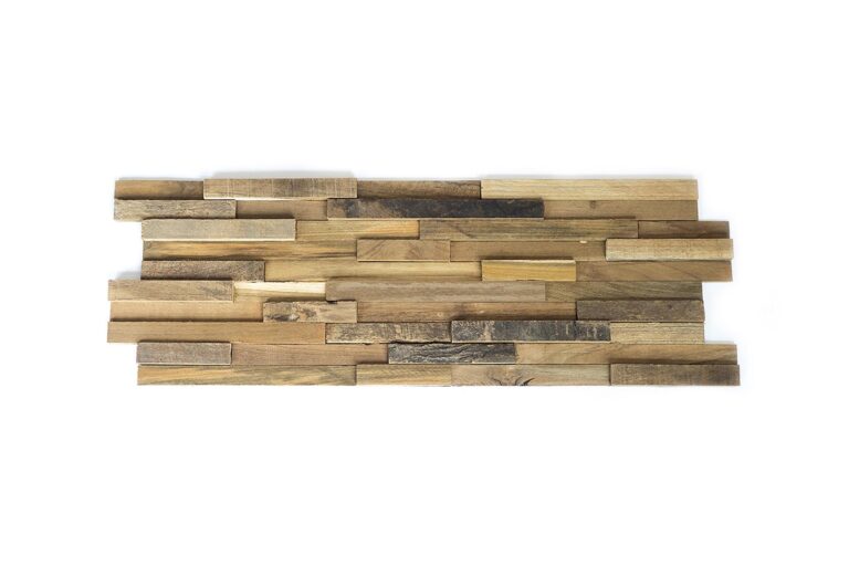 houten wandpaneel recycled teak