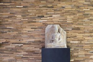 houten wandpaneel recycled teak