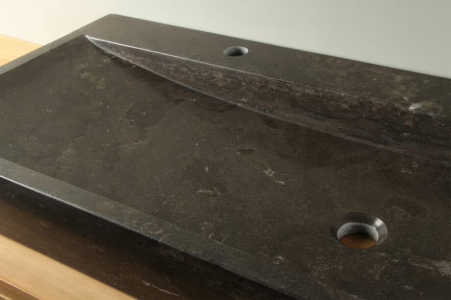 Natuurstenen wasbak 140 cm BE-032-2k