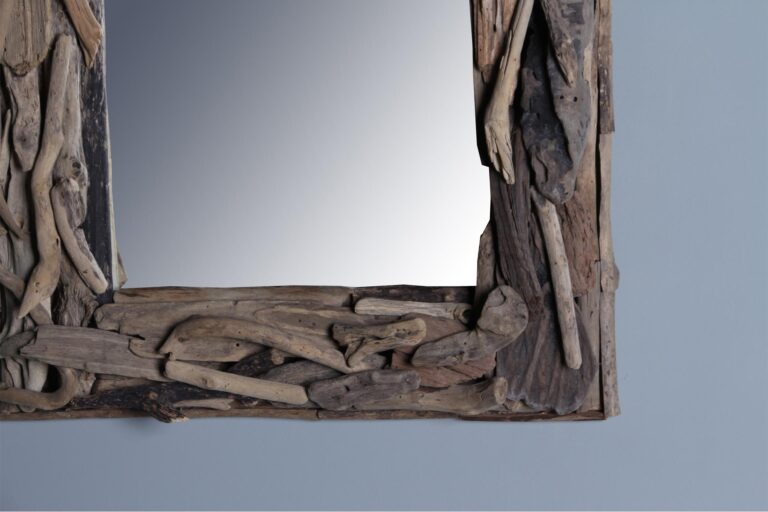 Spiegel driftwood 40x40 cm.