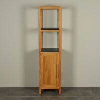 Staande badkamerkast teakhout Tall cabinet 180 cm