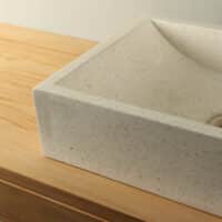 Wasbak Terrazzo crème 50 cm TZS015S