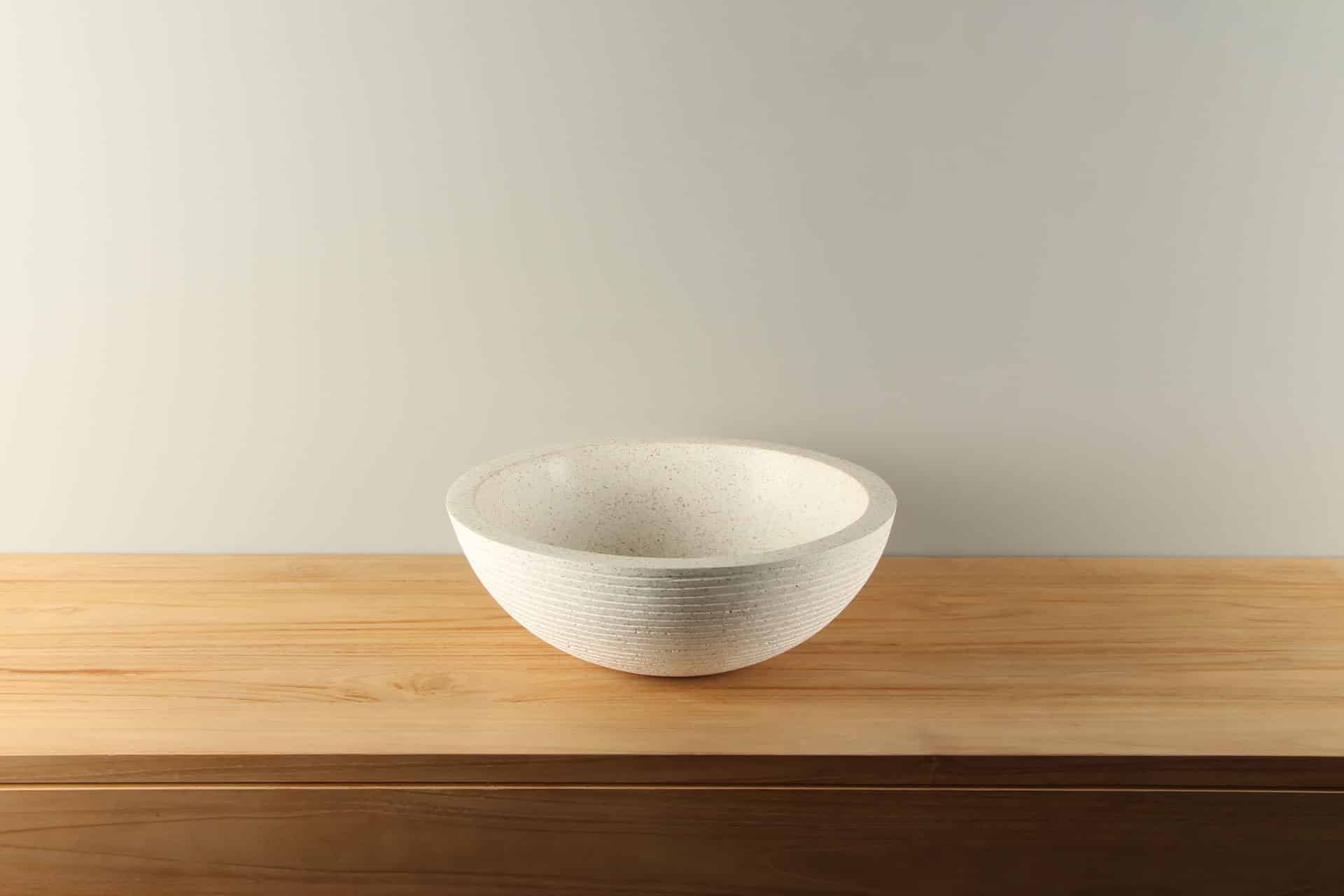 Terrazzo waskom cr?me diameter 40 cm TZS 028SL