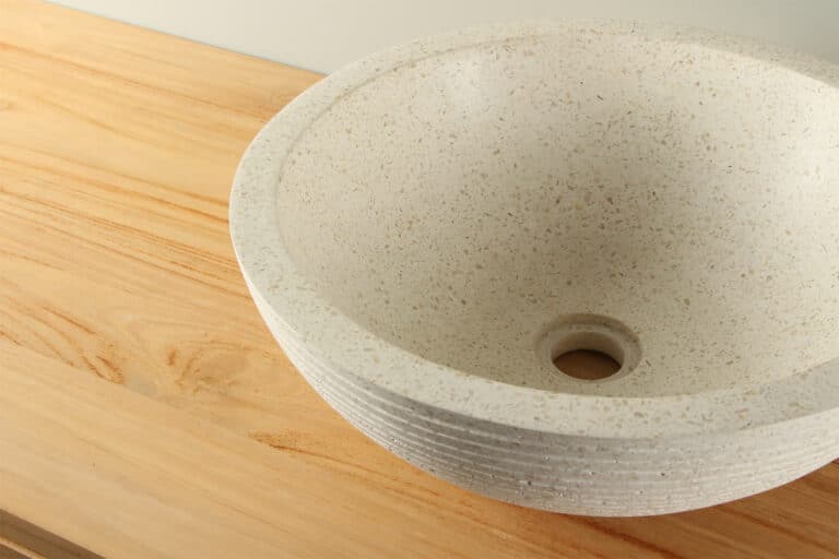 Terrazzo waskom crème diameter 40 cm TZS 028SL