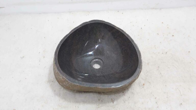 Wasbak natuursteen kiezel RS03012