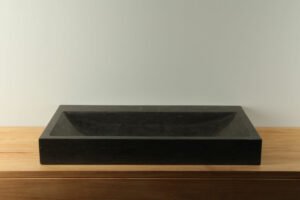 Natuursteen wasbak hardsteen 80 cm BE-036zk