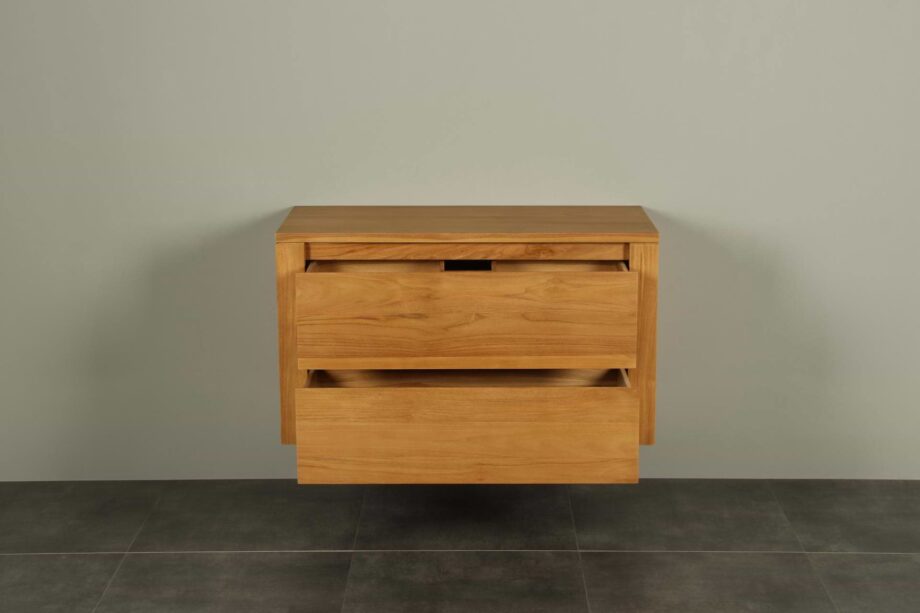 Zwevend badmeubel hout Sukaria 100 cm laden