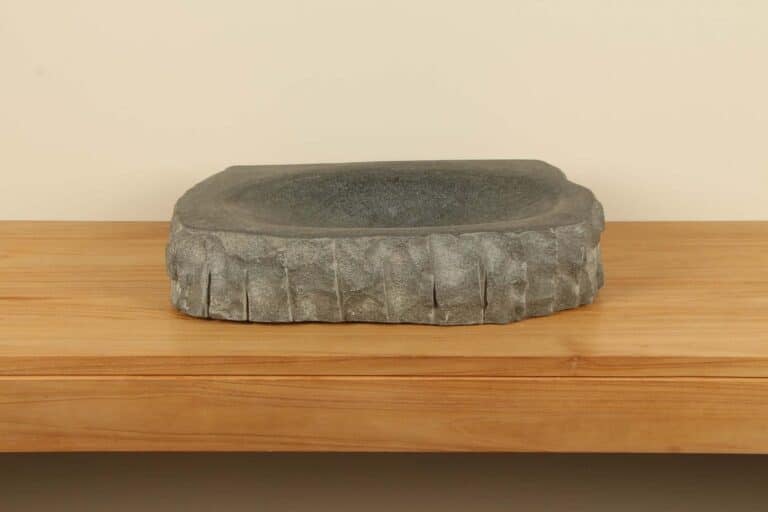 Riviersteen waskom RG000001, 59x33x12 cm