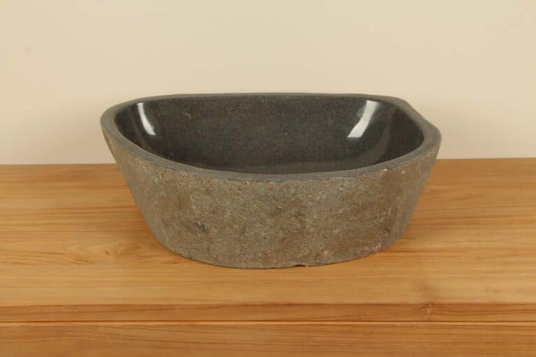 Riviersteen waskom RL040308, 53x36x14 cm