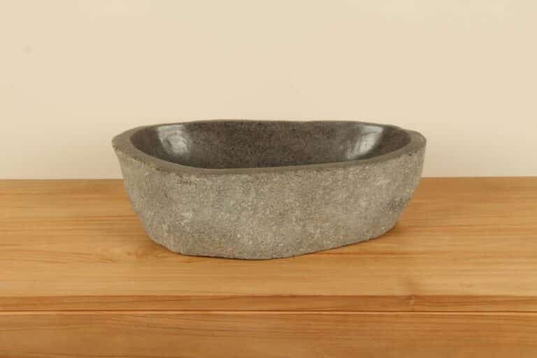 Riviersteen waskom RL040310, 54x31x15 cm