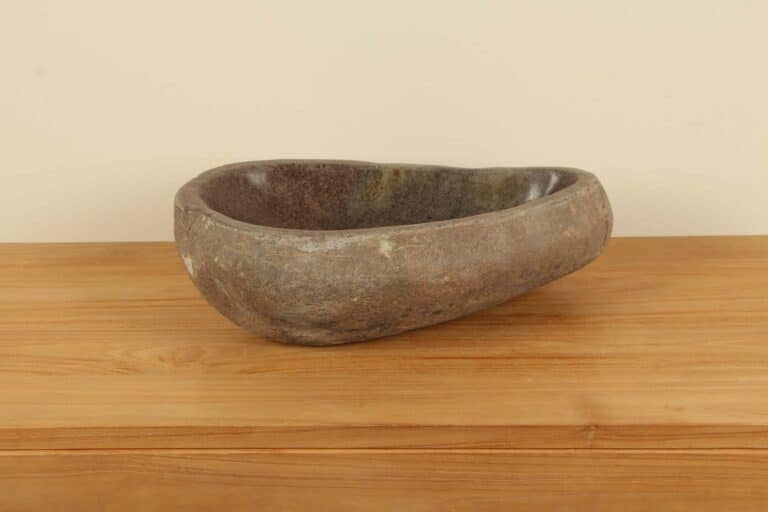 Rivierstenen waskom RL040304, 50x35x15 cm