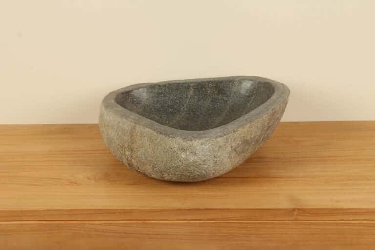 Rivierstenen waskom RM030301, 45x43x15 cm