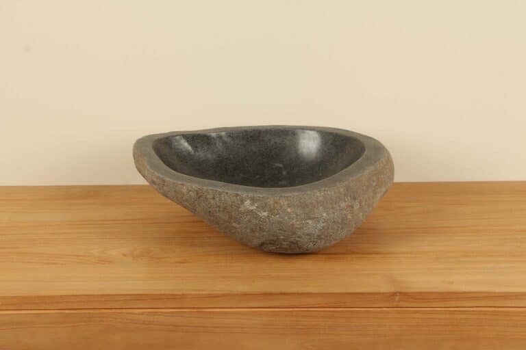 Wasbak riviersteen RM030317, 47x41x15 cm