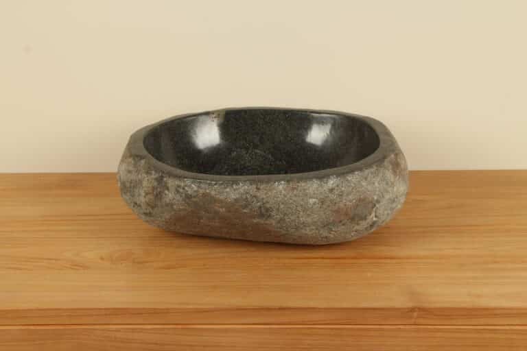 Wasbak riviersteen RM030332, 41x36x14 cm