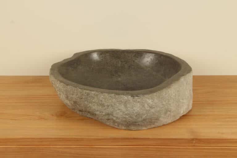 Wasbak riviersteen RM030333, 48x46x14 cm