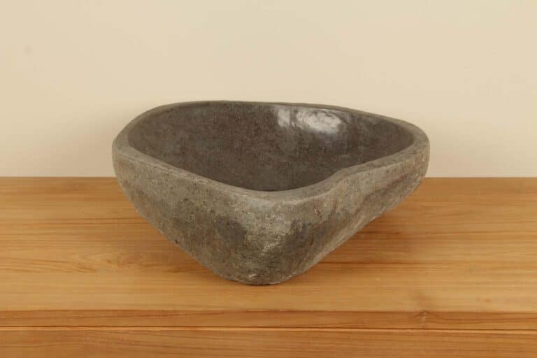 Waskom riviersteen RM030322, 48x43x15 cm