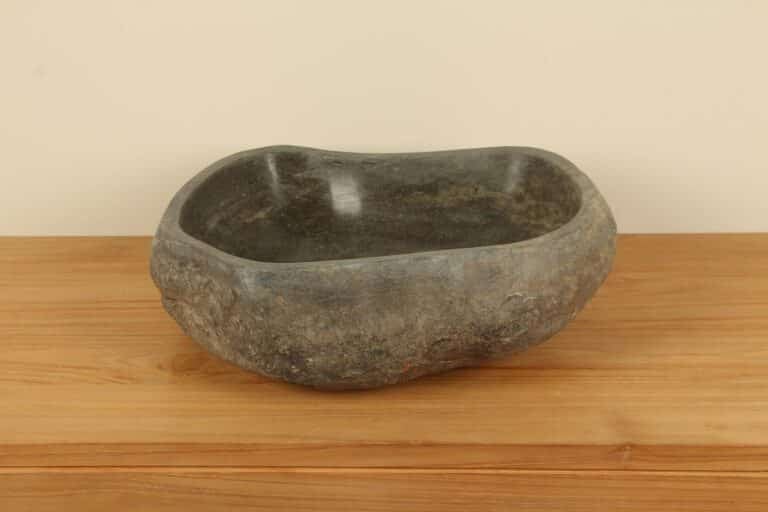 Waskom riviersteen RM030323, 46x41x14 cm