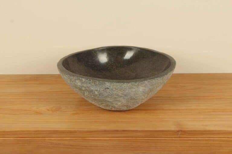 Waskom riviersteen RM030328, 41x40x14 cm