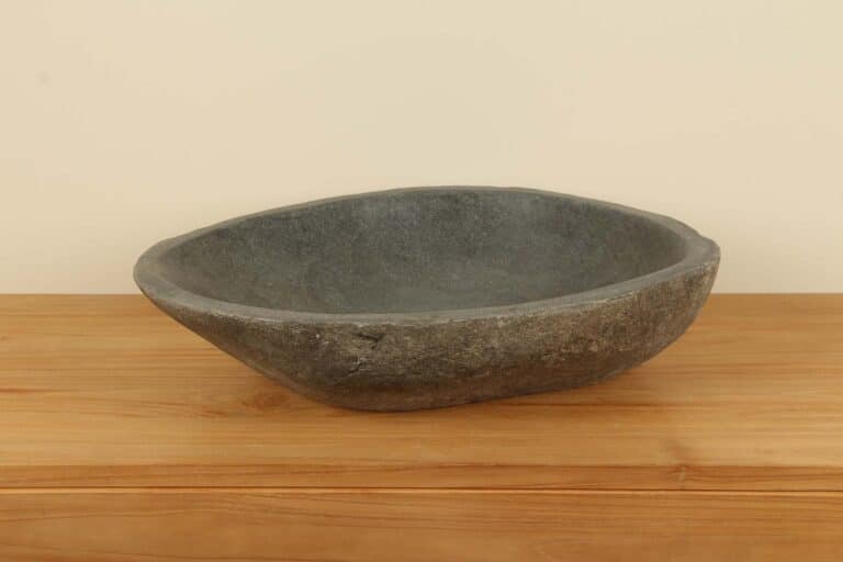 Waskom riviersteen RXL050302, 63x51x16 cm