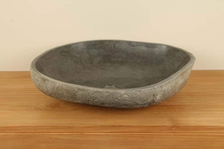 Waskom riviersteen RXL050303, 61x56x15 cm