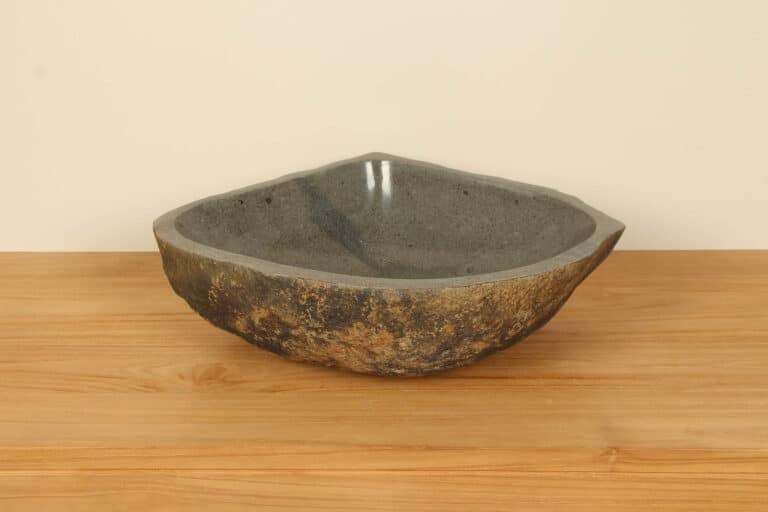 Riviersteen waskom RL040318, 51x42x15 cm