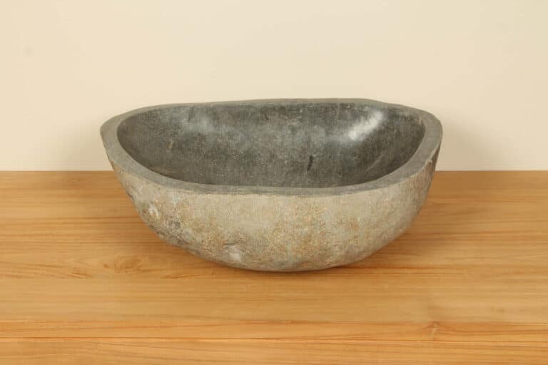 Riviersteen waskom RL040329, 53x40x15 cm