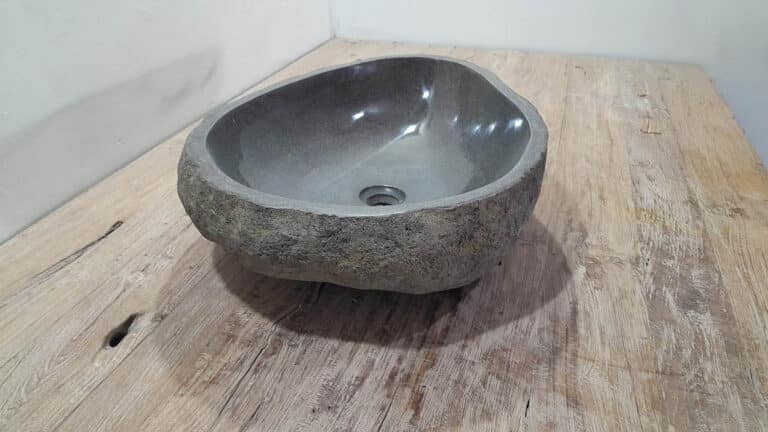 Riviersteen waskom RL250301, 57x42x15 cm