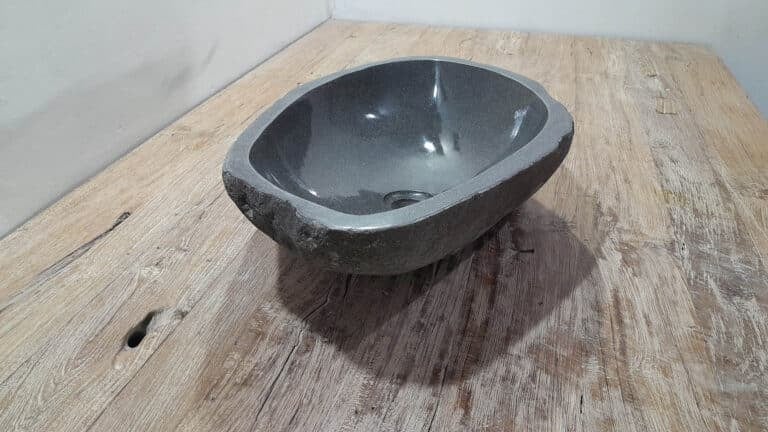 Riviersteen waskom RL250306, 54x35x15 cm
