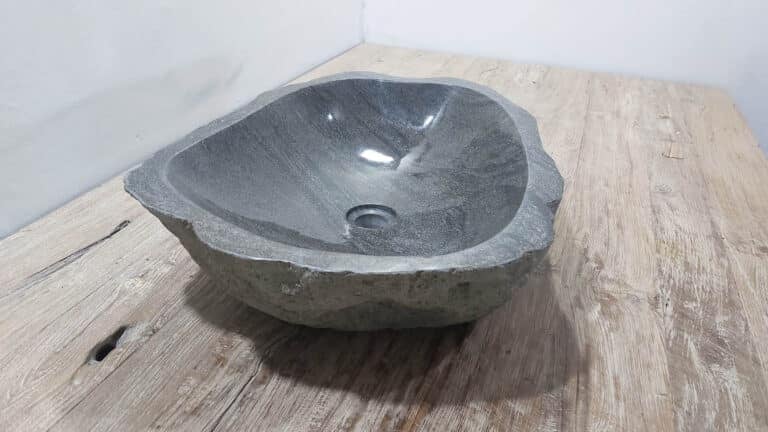 Riviersteen waskom RL250309, 55x43x15 cm