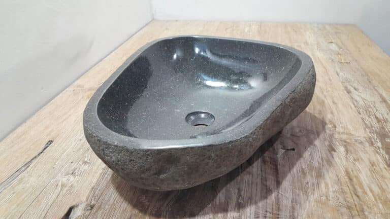 Riviersteen waskom RL250390, 54x40x15 cm