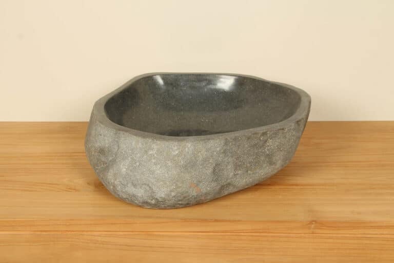 Riviersteen waskom RM030341, 49x46x15 cm