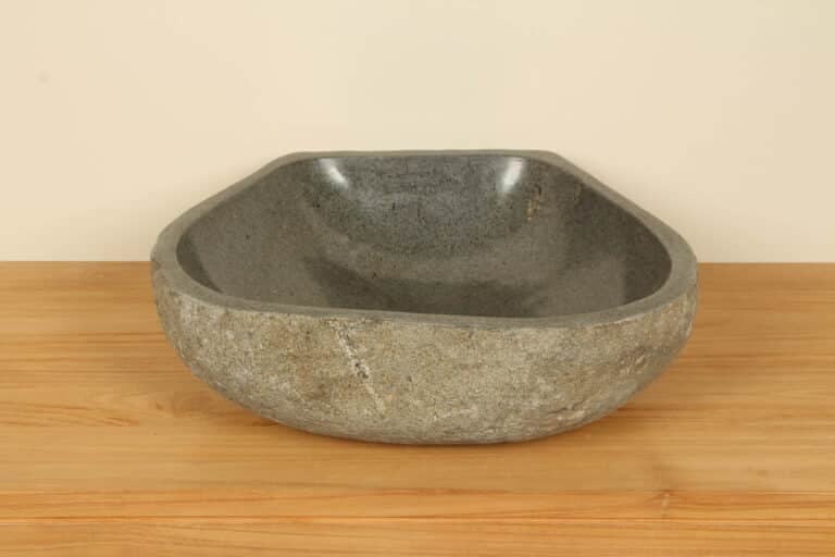 Riviersteen waskom RM030344, 49x46x15 cm