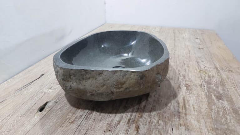 Riviersteen waskom RM250301, 48x40x15 cm