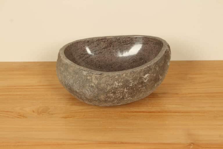 Riviersteen waskom RS020312, 35x32x15 cm