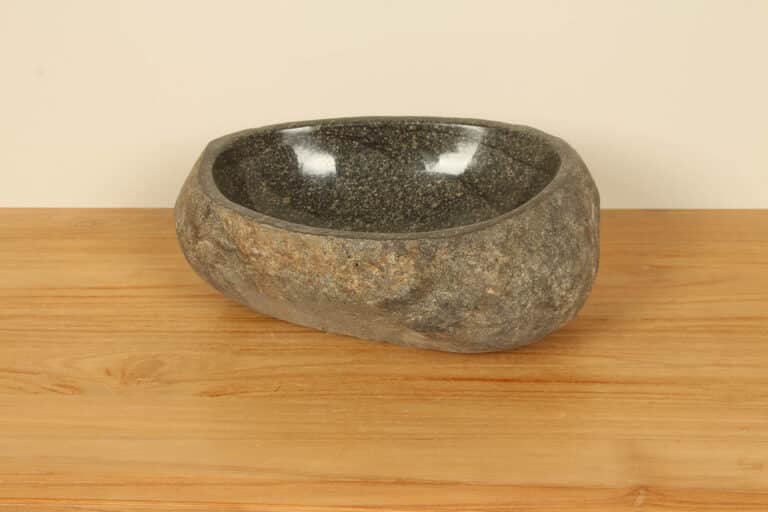 Riviersteen waskom RS020313, 39x33x15 cm